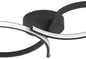 Eglo 901266 - LED Stropné svietidlo SERPINS LED/21W/230V 3000K čierna