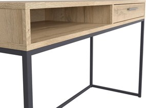 BLACK RED WHITE Gamla TOL1S toaletný stolík dub grandson / čierna