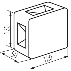 Kanlux 39181 - LED Vonkajšie nástenné svietidlo REFAZI LED/6W/230V IP54 antracit