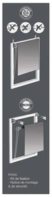 Svetlohnedá textilná roleta 90x180 cm Rossignol – douceur d'intérieur
