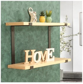 Polica na stenu s konzolou Lana 50 cm BUK