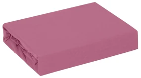 BAVLNENÉ PRESTIERADLO S GUMOU ADELA 160X200X25 CM RUŽOVÁ