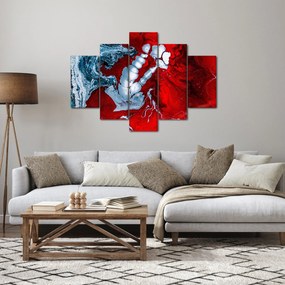 Obraz abstraktných škvŕn (150x105 cm)