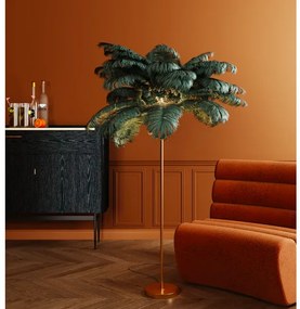 Feather Palm stojaca lampa zelená 165 cm