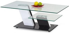 Konferenčný stolík Savana biela/čierna 110