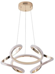 LED Luster na lanku LED/24W/230V 3000K 50x120 cm