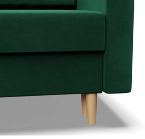 Kreslo BLANK Elegant fľaškovo zelené