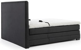 Kontinentálna posteľ VENETA boxspring s elektrickým polohovaním 200X180, šedá (Sola 06)