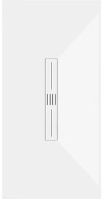 Mexen Toro, SMC obdĺžniková sprchová vanička 170 x 90 cm, biela, biela krytka, 43109017-W