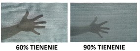 Tieniaca sieť na plot 1,2 x 25 m 60% tieň | noznicovystan.sk