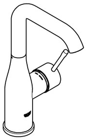 GROHE 23799001 - Umývadlová batéria ESSENCE veľkosť L lesklý chróm