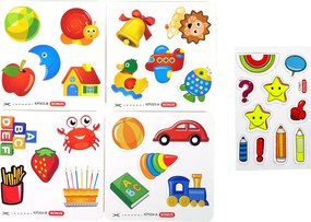 LEAN Toys Stojaca magnetická tabuľa Pen Blue