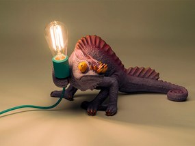 Chameleon stolová lampa fialová