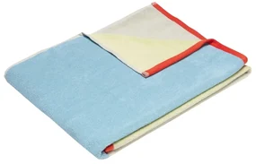 Modrá froté bavlnená osuška 70x140 cm Block – Hübsch