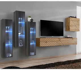 Obývacia Stena Switch XIII Line Grafit/Wotan