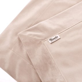 Biante Zamatový prehoz/behúň na posteľ Velvet Prémium SVP-020 Béžový Na mieru