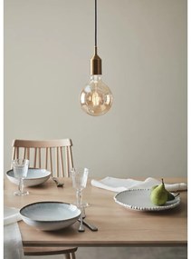 Závesné svietidlo v zlatej farbe Markslöjd Bronx