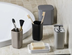 Gedy Sapho, SEVENTY stolný odpadkový kôš výklopný, plast ABS, šedá