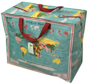 Veľká taška Rex London World Map, 55 × 48 cm
