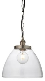 Endon 106896 - Luster na reťazi HANSEN 1xE27/10W/230V matný chróm