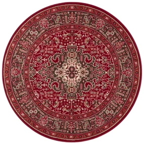 Koberec Mirkan Skazar Isfahan oriental, červený kruh