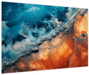 Obraz - Voda a oheň (90x60 cm)