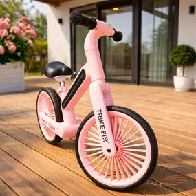 KIK Trike Fix Glow LED detské odrážadlo, ružové, 12″