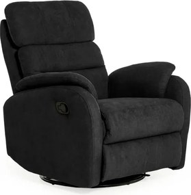 Kreslo ELEGANT 3 polohovacie, čierna (soro 100)