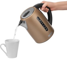 Sencor - Rýchlovarná kanvica s termoreguláciou 1,7 l 2150W/230V hnedá