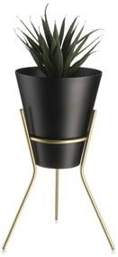 Kvetináč na stojane LOFT 24 cm čierny