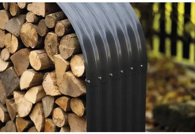 Prístrešok na drevo WESTMANN 212 x 46 x 111 cm plechový antracit