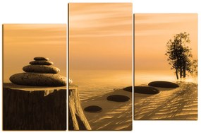 Obraz na plátne - Zen stones 1162ZC (120x80 cm)