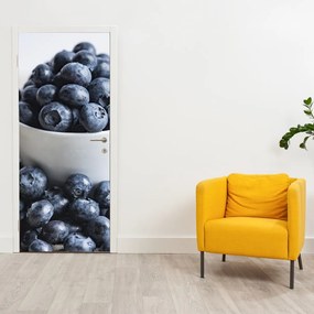 Fototapeta na dvere - Čučoriedky (95x205cm)
