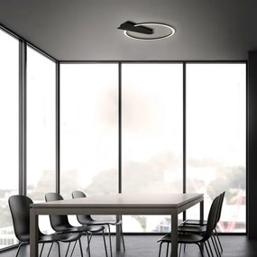 Briloner 3542-015 - LED Stmievateľné stropné svietidlo NICO LED/12W/230V čierna