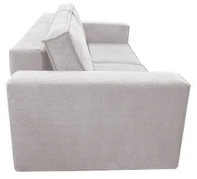 Rozkladacia trojmiestná pohovka s úložným priestorom RONDA béžová