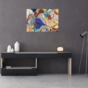 Sklenený obraz -  Vasily Kandinsky, Improvisation No. 30 (Cannons), reprodukcia (70x50 cm)