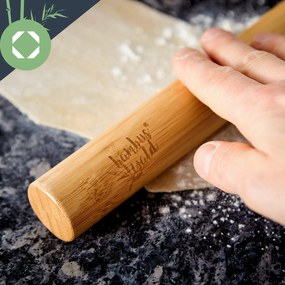 Klarstein Valček na cesto, súprava 2 kusov, 30/40 x 3,3 cm, 100 % bambus, hladký povrch