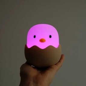 MegaLight - LED RGB Stmievateľná nabíjacia detská dotyková lampa EGGY EGG LED/5V