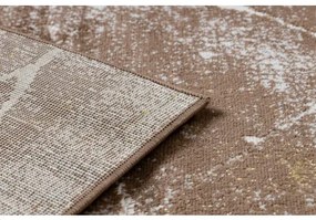 Moderný koberec MEFE 2783 Mramor - Štrukturálny, dve vrstvy rúna, tmavo-béžová Veľkosť: 200x290 cm