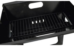 Skladací čierny gril na drevené uhlie Cattara Piran