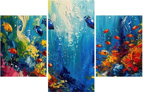 Obraz - Maľba podmorského sveta (90x60 cm)
