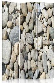 Gario Paraván Kamene na pláži Rozmery: 110 x 170 cm, Prevedenie: Otočný paraván 360°