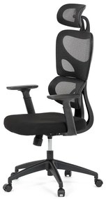 Autronic BONTEC Kancelárska stolička, hojdací mechanizmus, čierna, KA-K2080 BK Farba: Šedá