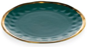 Keramická súprava tanierov Lissa Green Gold 2ks