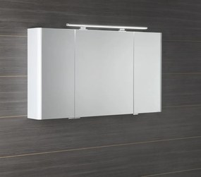 Sapho Sapho, LUCIE galérka s LED osvetlením, 126x70x17cm, biela, LU125-0030