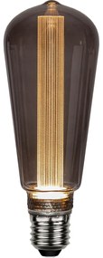 Star trading LED dekoračná žiarovka E27, čierna