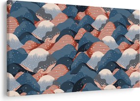 Obraz - Vlny a kopce (90x60 cm)
