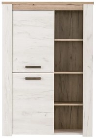 Vitrína Kent POP N biely dub 11008836