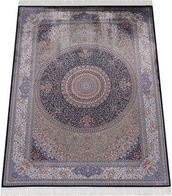 Koberec Anatolia Silk 32510 modrý – orientálny obdĺžnikový Rozmer: 200x290 cm