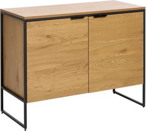 Komoda v dekore duba v prírodnej farbe 104,5x80x45 cm Cesura – Unique Furniture